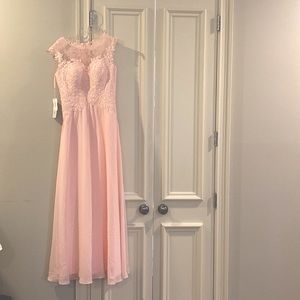 Pink mother of the bride  dress SZ 8 but fits like 6